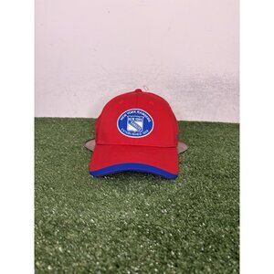 New York Rangers hat cap snap back red blue fanatics lighweight breathable men 5